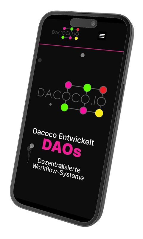 DACOCO mobile website preview
