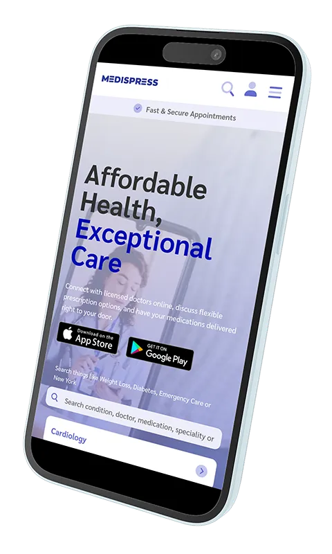 Medispress mobile website preview