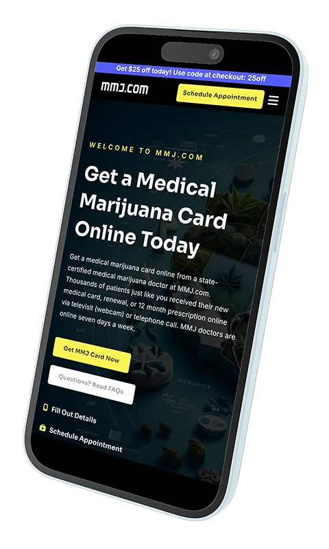MMJ.com mobile website preview