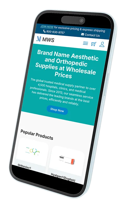 Medical Wholesale Supplies mobile website preview