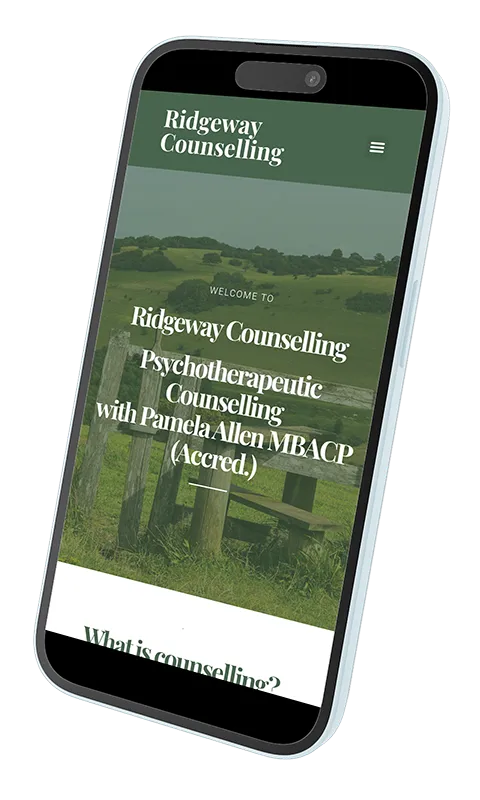 Ridgeway Counselling mobile website preview